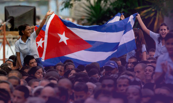 Mujeres cubanas organizando la solidaridad y el antiimperialismo