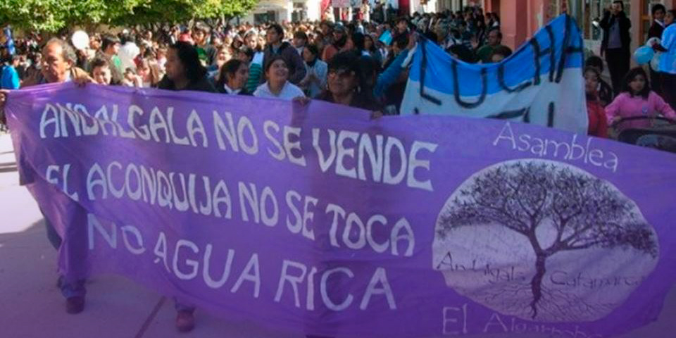 Mulheres defensoras da água nas montanhas da Argentina