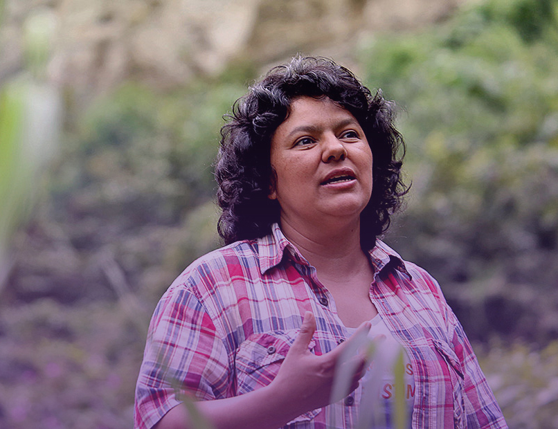 Berta Cáceres : « Nous avons le défi de poursuivre cette rébellion”