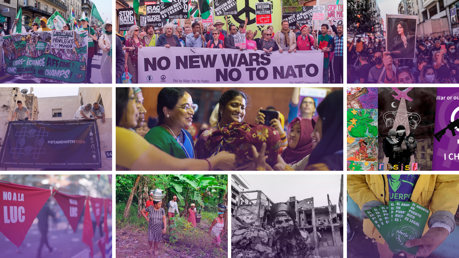 2022 : les femmes du monde ont défilé pour la paix, la démocratie et la souveraineté