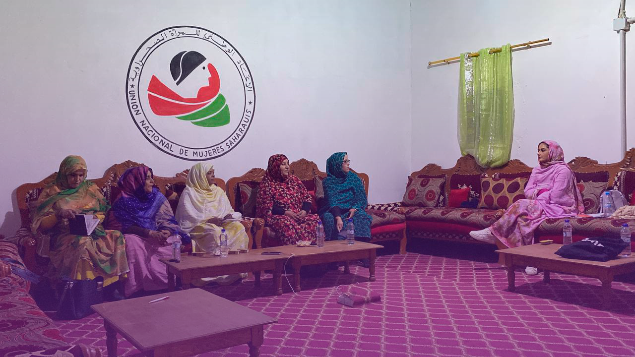 Women at the forefront of politics: the organizing work of the Sahrawi women