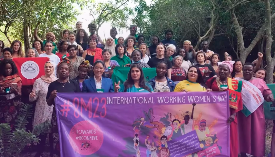Mulheres da Via Campesina em formação internacional: assista o vídeo