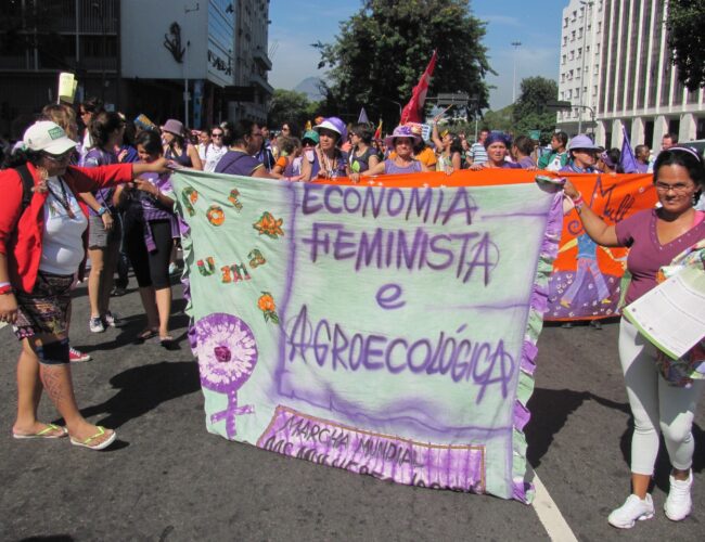 La economía feminista como herramienta política de la Marcha Mundial de las Mujeres