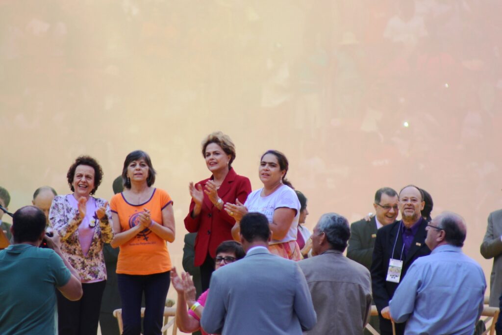 Despedida de Nalu Faria  Marcha Mundial das Mulheres