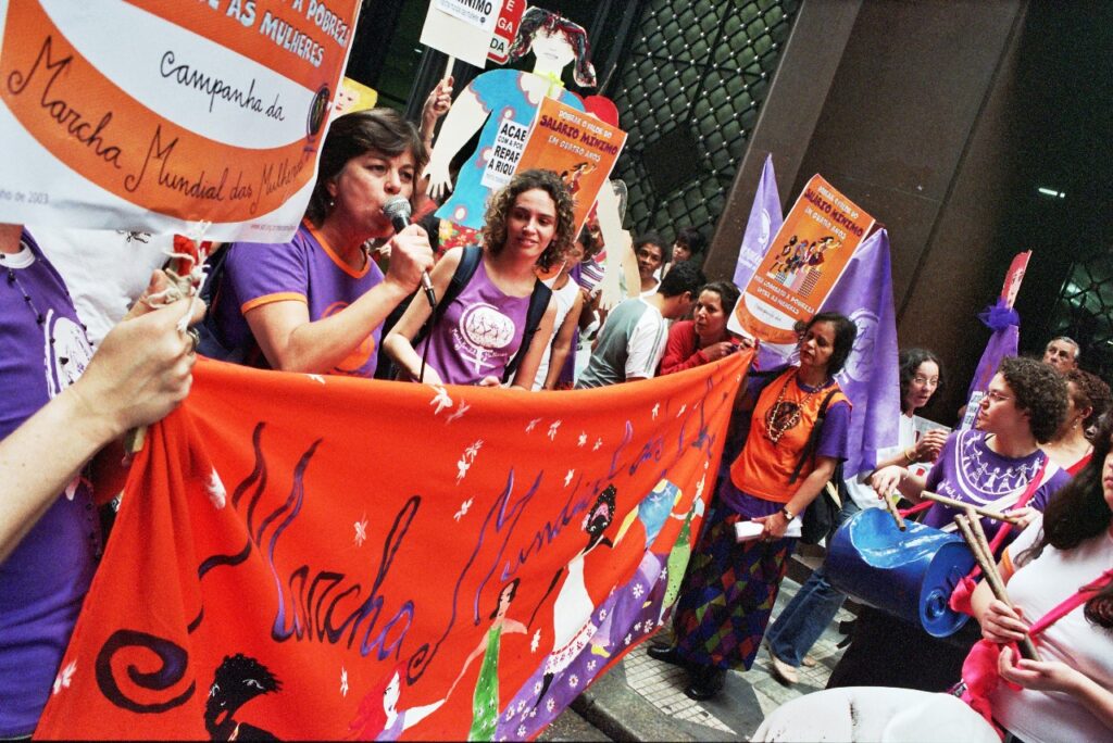 Despedida de Nalu Faria  Marcha Mundial das Mulheres