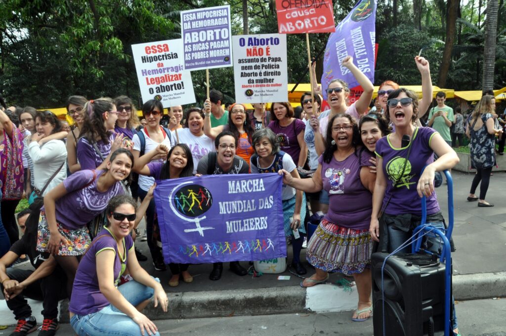 Despedida de Nalu Faria  Marcha Mundial das Mulheres