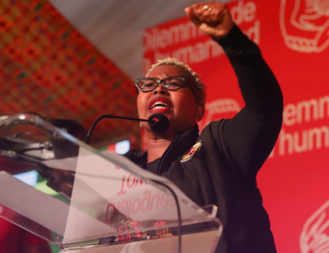 Phakamile Hlubi-Majola (Sudáfrica): “Nuestra ideología como sindicato tiene sus raíces en el socialismo”