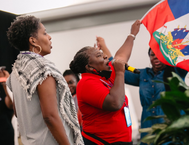 Juslene Tyresias : « Le secteur paysan en Haïti se constitue en force pour affronterle système et le gouvernement »