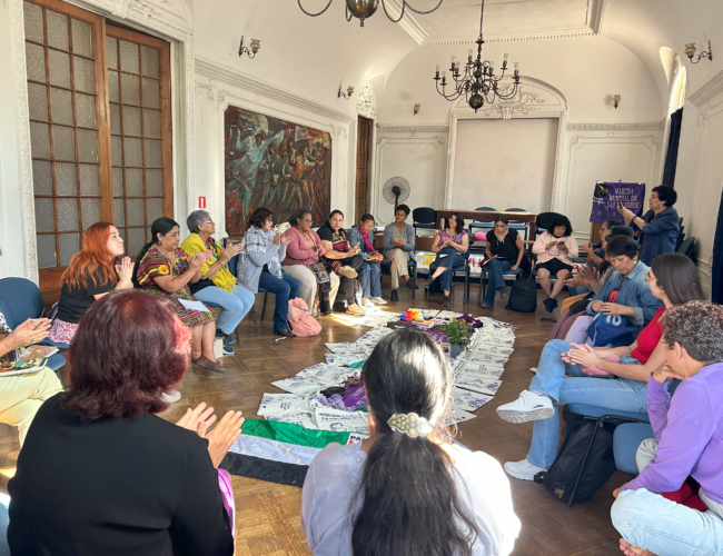 Organizing Feminist Political Proposals in the Americas: The Regional Meeting of the World March of Women