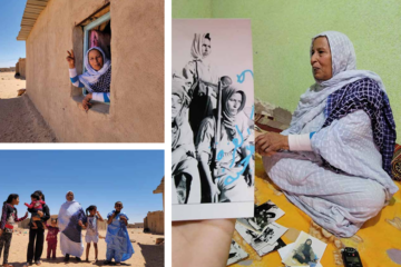 The Tents Along the Way of Sahrawi Militant Aiza Azna Zreibih