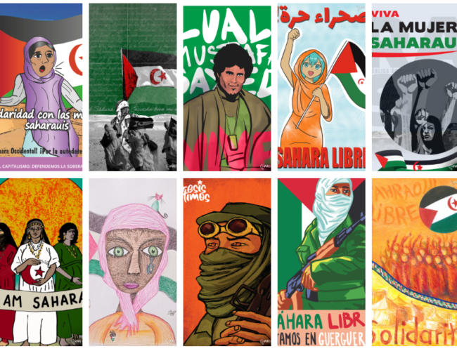 Poster Gallery For the Self-Determination of the Peoples and the Liberation of Western Sahara