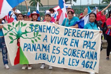 Mulheres trabalhadoras em luta no Panamá: por previdência e soberania