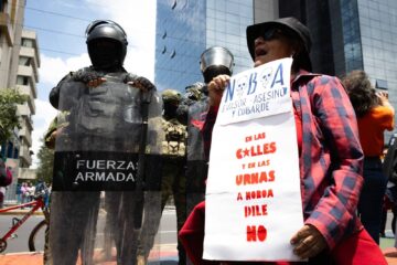 Luego de masacre policial en Ecuador, organizaciones dicen ‘no’ a consulta popular que atenta contra derechos
